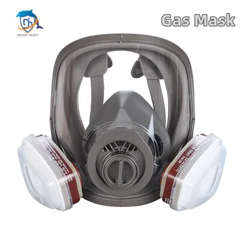 3 interface 6800 mask combination 6001/SJL filter With 5N11 filter cotton / 501 filter box Respirator gas mask 1