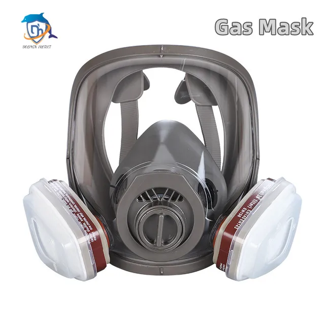 3 interface 6800 mask combination 6001/SJL filter With 5N11 filter cotton / 501 filter box Respirator gas mask 1