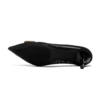 Heels Sandals 2025 Spring New Pointed Toe High Heels Mesh Upper Breathable Comfortable Banquet Wedding Shoes 4