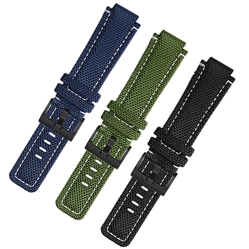 Durable Nylon Watch Strap with Screw Rod and Tools - 24*16mm