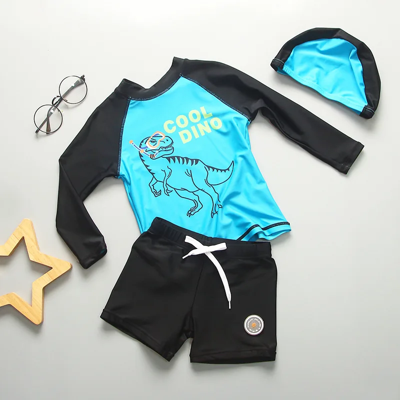 211Y Toddler Baby Boy's Surfing suit Boys Dinosaur Swimsuit Quick Dry