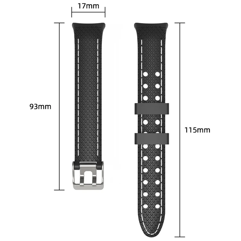 รูปสินค้า สายรัดซิลิโคนสําหรับ Mi Band 8 9 สร้อยข้อมือยางเปลี่ยนสายนาฬิกาข้อมือ Smartwatch สร้อยข้อมือ Correa สําหรับ Xiao mi mi Band 8 สาย
