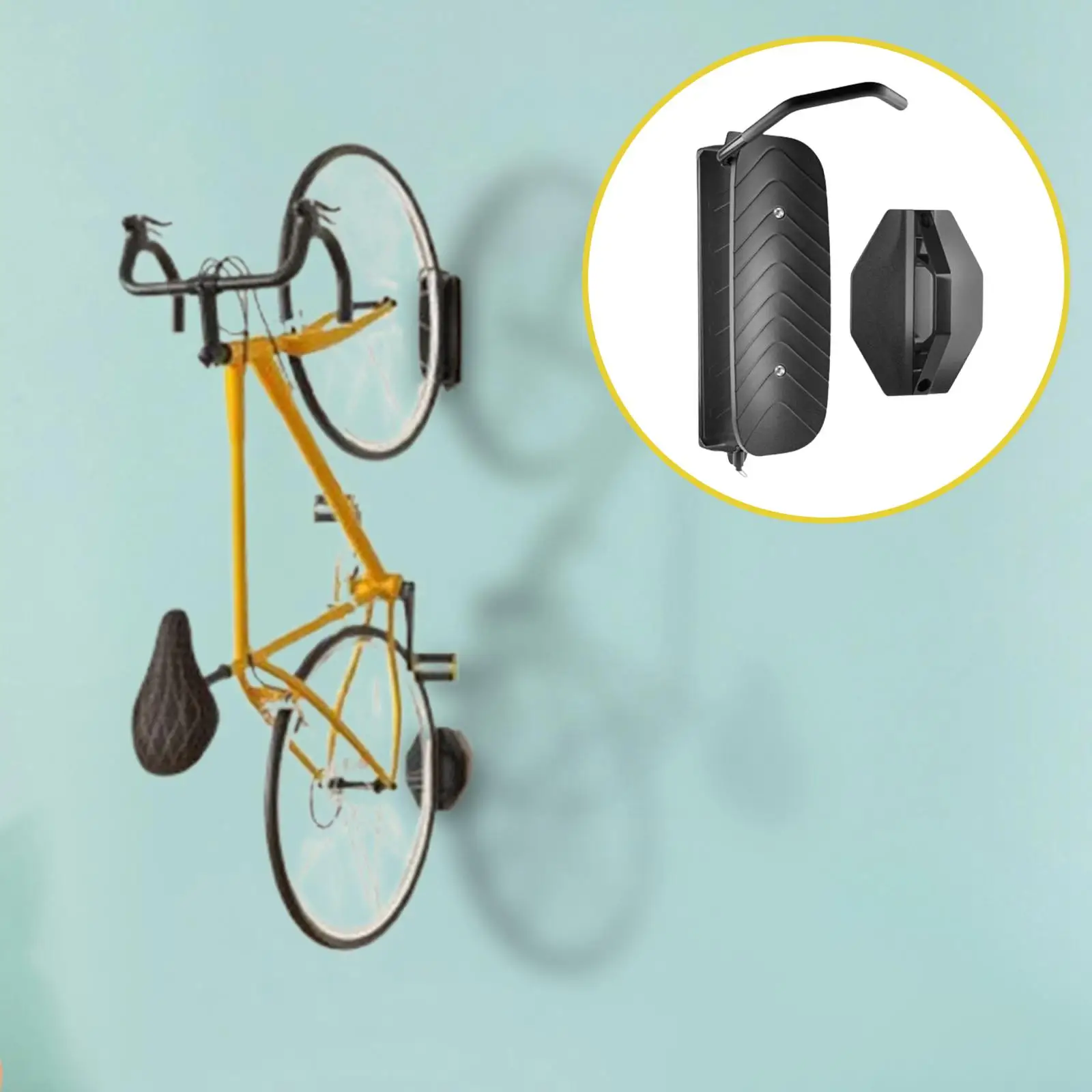 

Wall Mounted Bike Rack High Load Capacity Stand for Garages Apartments Homes