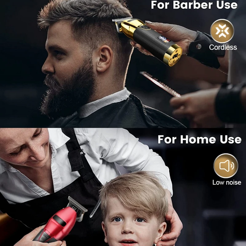 Professional Hair Trimmer Beard For Men outline zero blade Electric Hair Clipper Cordless Rechargeable cutting machine