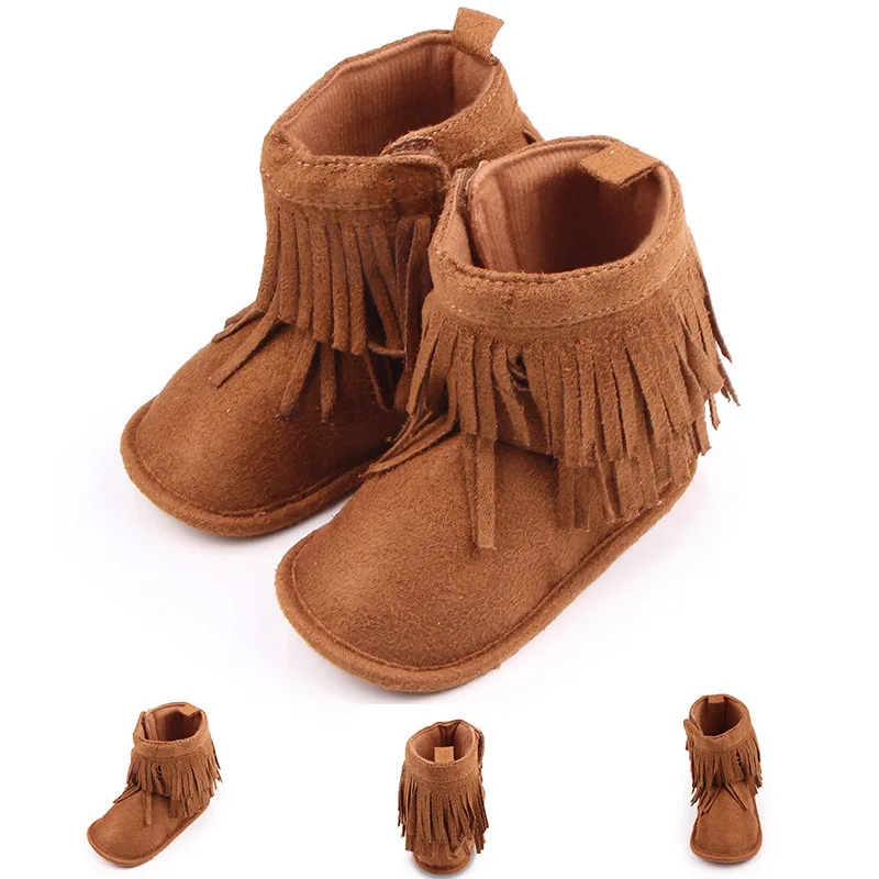

New Arrival Baby Boots with Tassel Stylish Infant Shoes