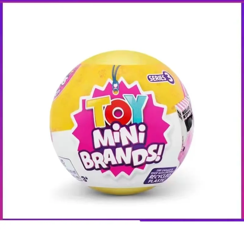 5 Surpise Toys mini toys Mini Brands Surprise Ball Mystery Capsule Real Miniature Collectible Toy Miniature Brands Collectibles 3