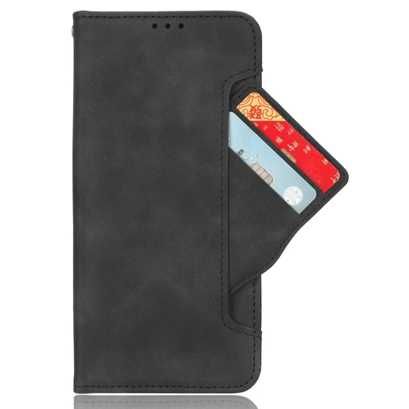 Leather Wallet Flip Cover with Multi-Card Slots