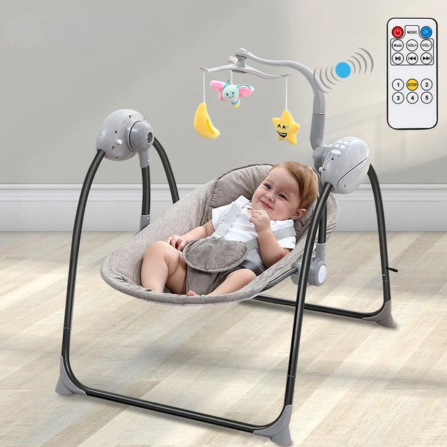 Chaise berçante électrique bébé nouveau-nés lit berceau lit chaise confort  enfant chaise inclinable pour bébé 0-3 ans - AliExpress