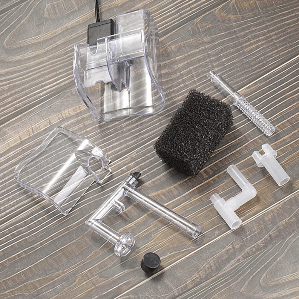 Fish Tank Suspended Filter Water Purifier Adjustable Water Flow Hang Up Filter Water Pump USB Plug In Aquarium Accessories