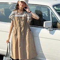 Robe deux pièces pour filles, robe gilet pour enfants, robe trapèze pour filles, robe longue élégante pour l'été 4