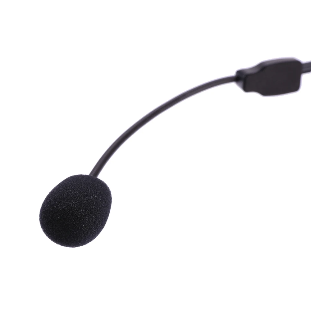 음성 증폭기용 미니 유선 3.5mm 헤드원 마이크 소음 감소 마이크 헤드셋 머리띠 휴대용 강의 교육 헤드셋