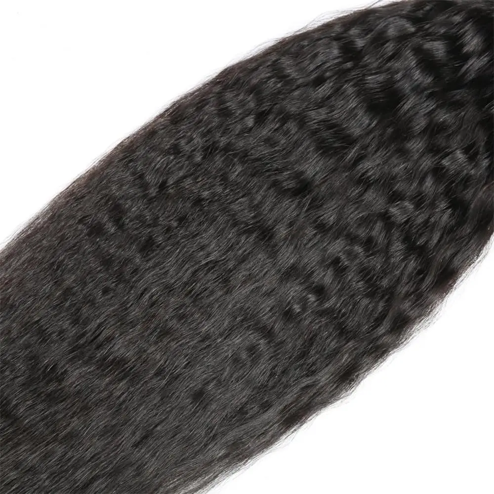 New Yaki Straight I Tip Hair Extension Human Hair Extension Kinky Straight Natural Fusion Human Capsule Keratin