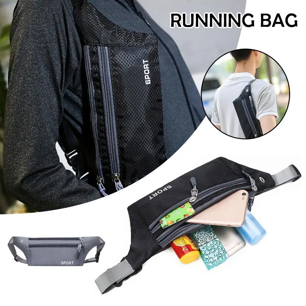

New Running Waist Bag Waterproof Mini For Men's And Women's Cycling Sports Hiking Waist Crossbody Bag 2023