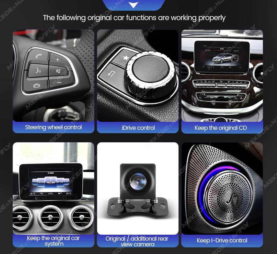 메르세데스 벤츠 A 클래스 W176, GLA X156, CLA C117 용, 2013 - 2018 GPS 카플레이, 올인원, 자동차 라디오 스테레오, 안드로이드 13, 10.25 인치