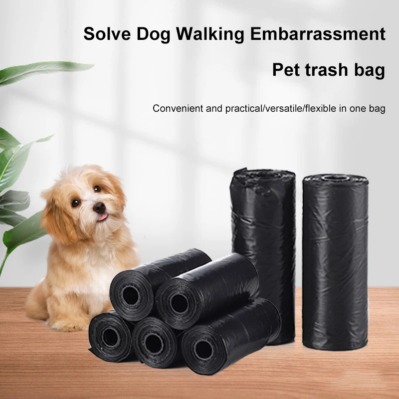 5 Rolls 1 Pack Pet Garbage Bag Dog Poop Bag Garbage Bags Cleaning Waste