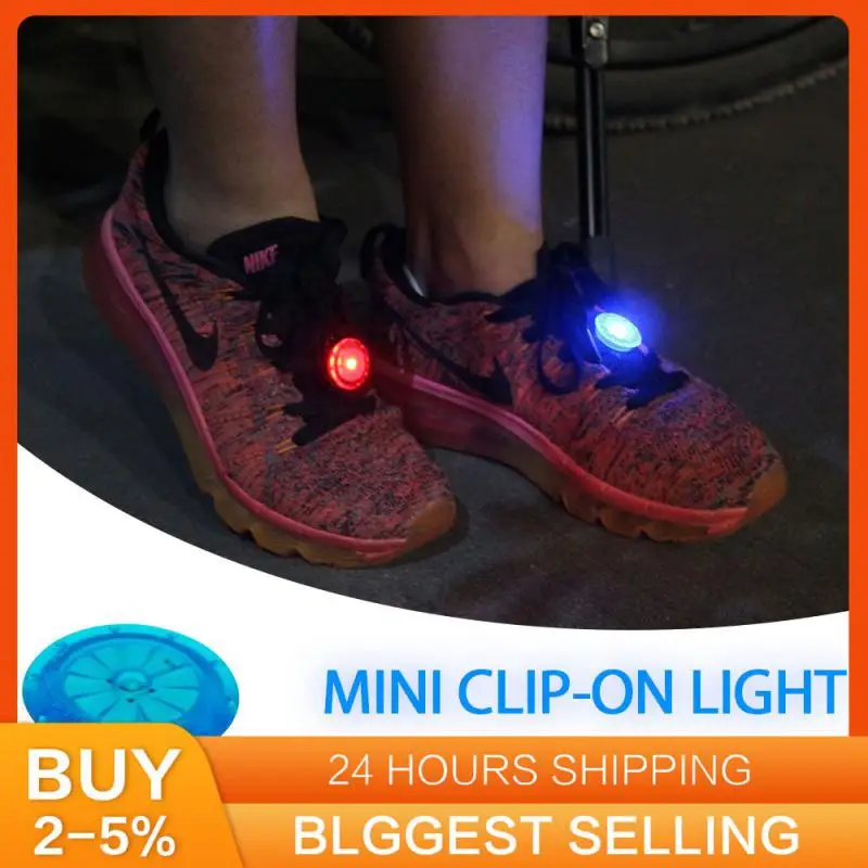 Safety Warning Light Mini Waterproof Luminous LED Shoe Clip Lights Outdoor Sports Running