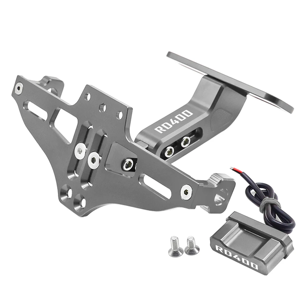 

LED Light Bracket For Yamaha RD 400 RD400 C D E 1976- 1979 1978 RD400 C/D/E/F Motorcycle License Plate Holder Number Plate Frame