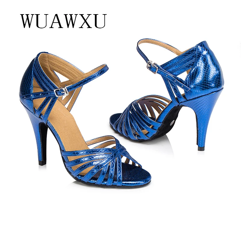 NATASHA New Latin Dance Shoes Professional Dance Shoes Gold High Heel Women's Dance Shoes Performance Dance Shoes Walk Show Danc 6