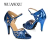 NATASHA New Latin Dance Shoes Professional Dance Shoes Gold High Heel Women's Dance Shoes Performance Dance Shoes Walk Show Danc 6