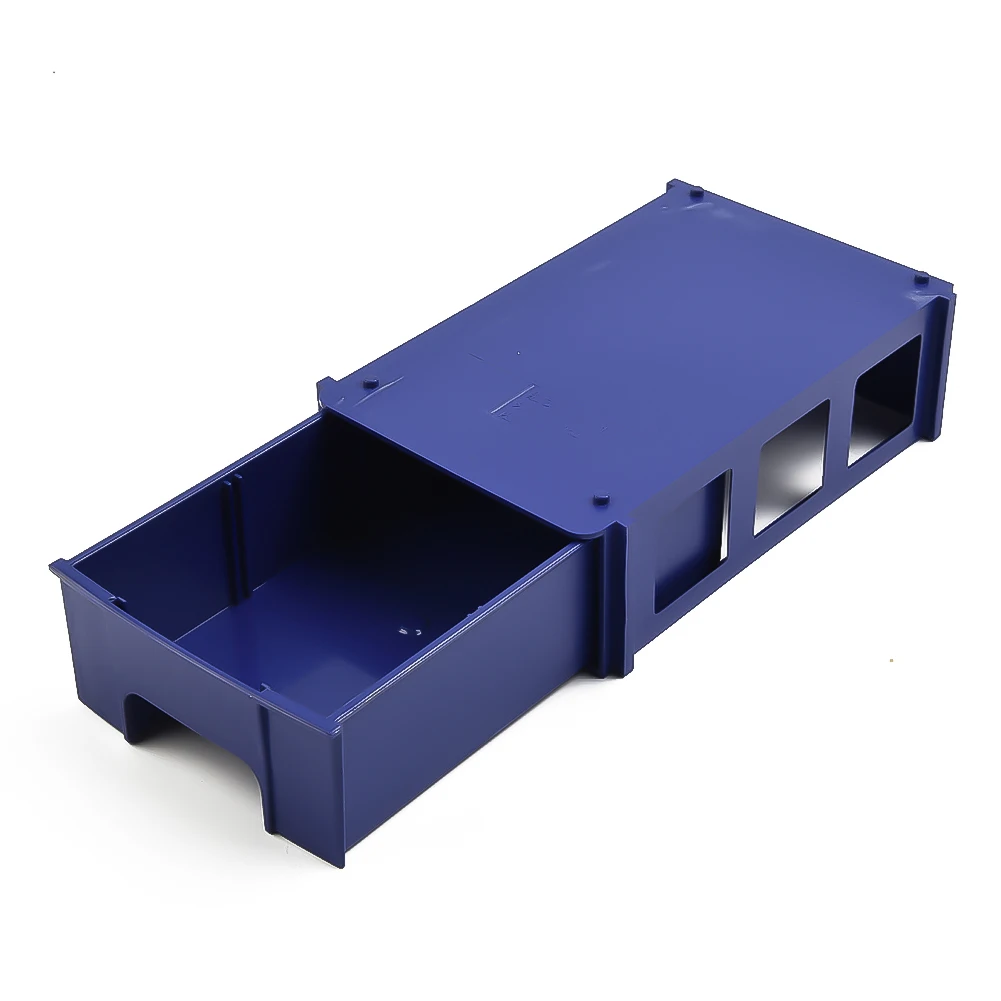 Maximize Space and Simplify Organization with Stackable Plastic Hardware Storage Boxes featuring Clear Drawers and Finger Grips 2