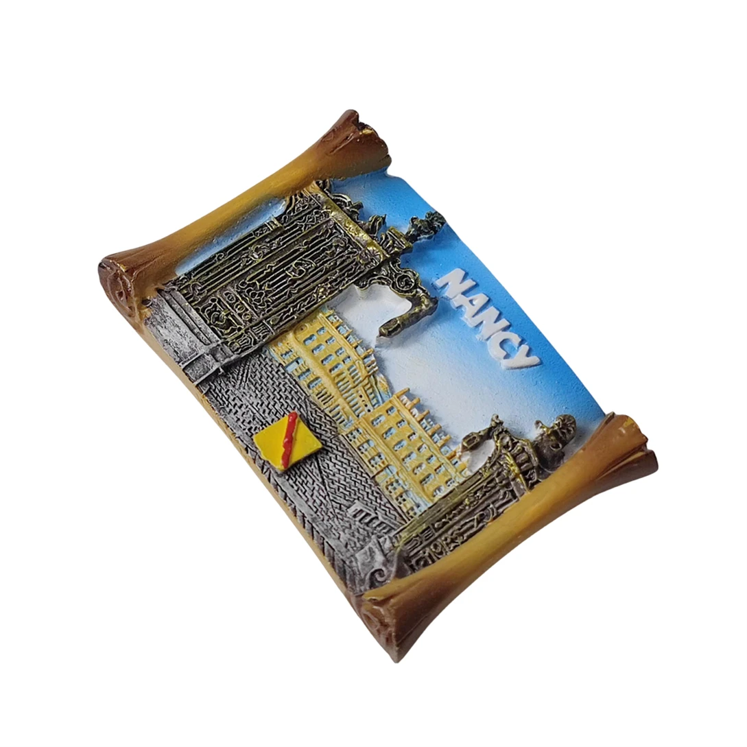 Aimant Frigo 3D Lorraine France - Souvenir Touristique En Résine - Fait Main - 5x5 Cm - Décoration Cuisine