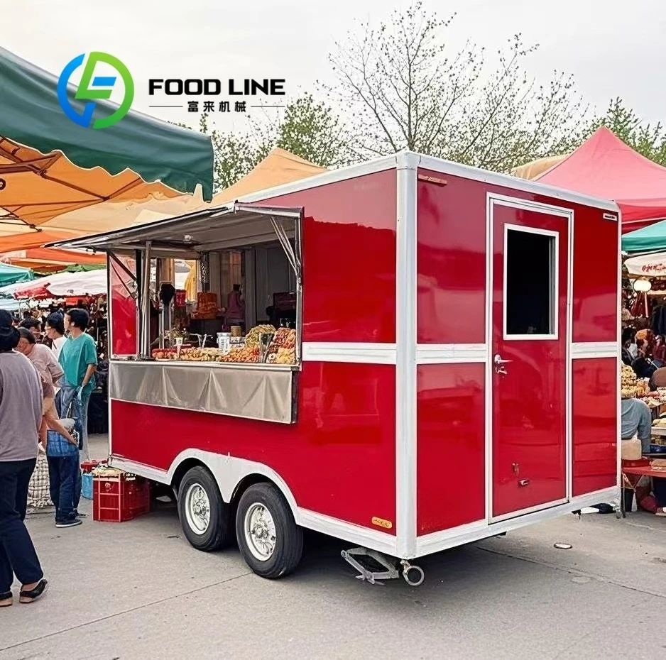Bar mobile Hot Dog Pizza Fast Food Truck Ristorante completamente attrezzato - immagine 2