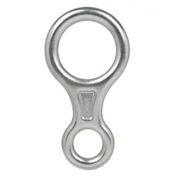 Heavy Duty 35kN Descender for Outdoor Recreation and Mountaineering (Silver)