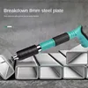Manual steel nail gun riveting tool, wall fastener, metal processing pulling nail gun suspended ceiling grooved mini cannon nail 4