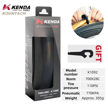 Kenda K1092 Nuovo 700x25/28c Protezione Antiforatura Urltra-Light Bicicletta Gomma Pieghevole Pneumatico Bicicletta Da Strada Resistente Alla Puntura Pneumatico