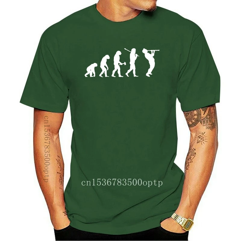 

New Clarinet Oboe Player Clarinetist Oboist Evolution Print T-Shirt Summer Casual Top Tee Printed T Shirt 2021 Fashion Brand
