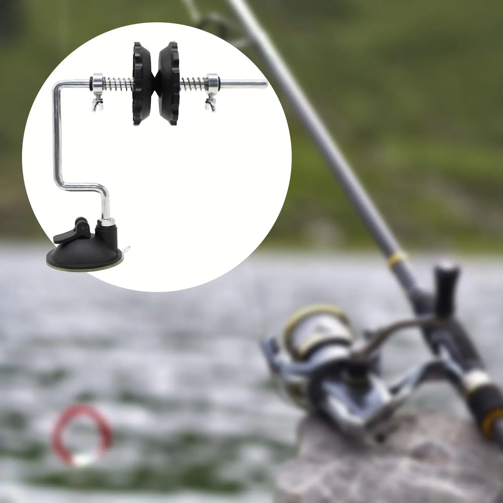 Fishing Reel Line Spooler with Suction Cup Winder System Multipurpose  Aluminum - AliExpress