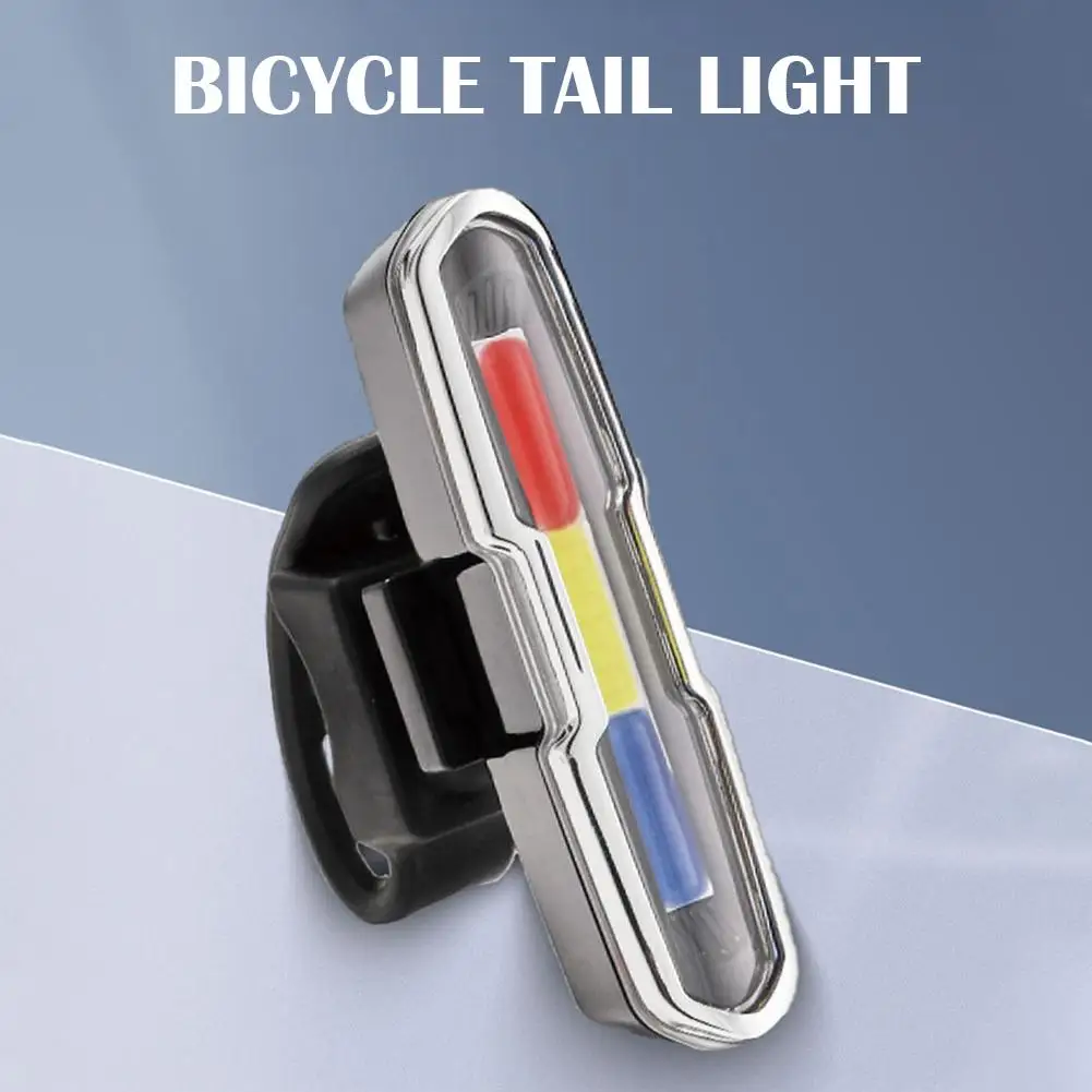 Luces traseras LED para bicicleta, linterna trasera recargable por USB, iluminación para bicicleta de montaña y carretera