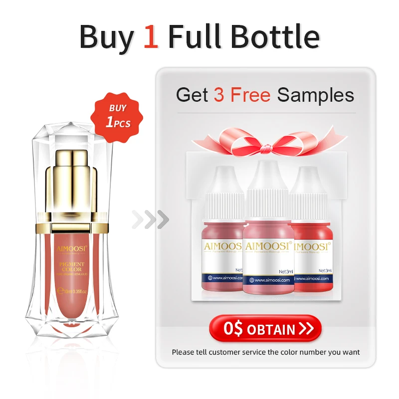 Tattoo Ink Tattoo Ink Pigment 3ml Nude Color Tattoo Microblading Paint Ink Pigment Semi Permanent Makeup Eyebrows Lips Tint Consumables