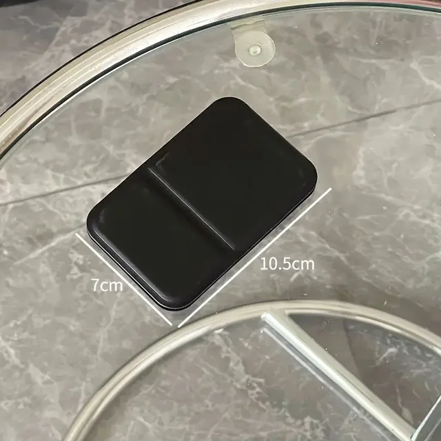 Miroir de maquillage de bureau en cuir PU solide, portable, simple, pliable, de poche, compact, mignon, pour étudiant 5
