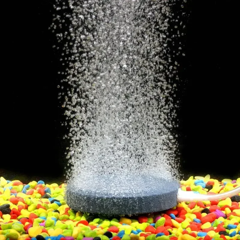 40/60/80/100mm Bubble Stone Aerator for Aquarium Fish Pump Hydroponic Oxygen Plate Mini Air Pump 1pcs