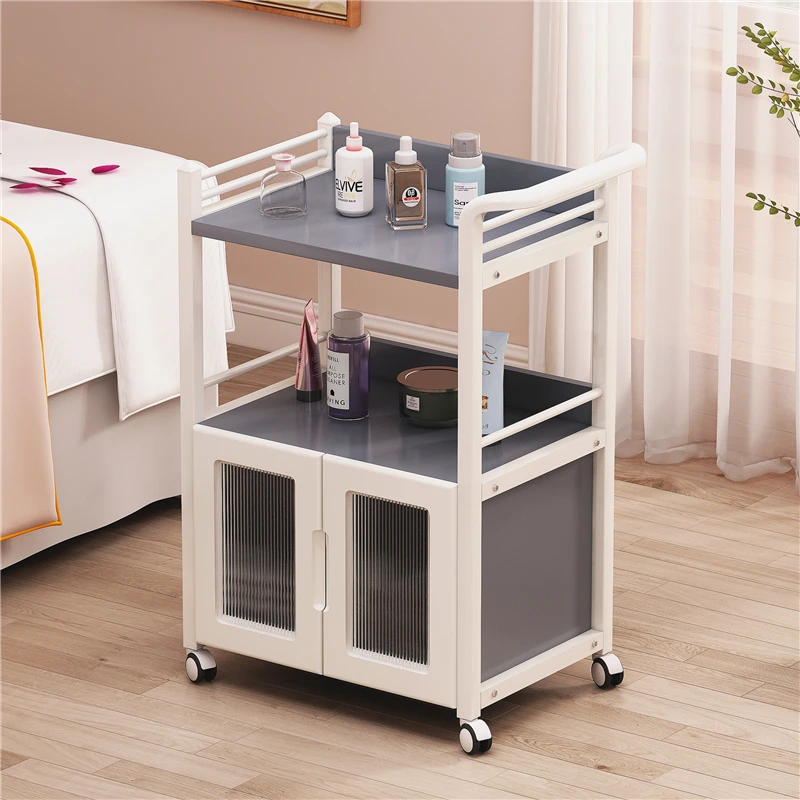 

Cosmetic Utility Trolley Beauty Salon Portable Drawers Helper Storage Auxiliary Spa Table Werkzeugwagen Salon Furniture MQ50TC