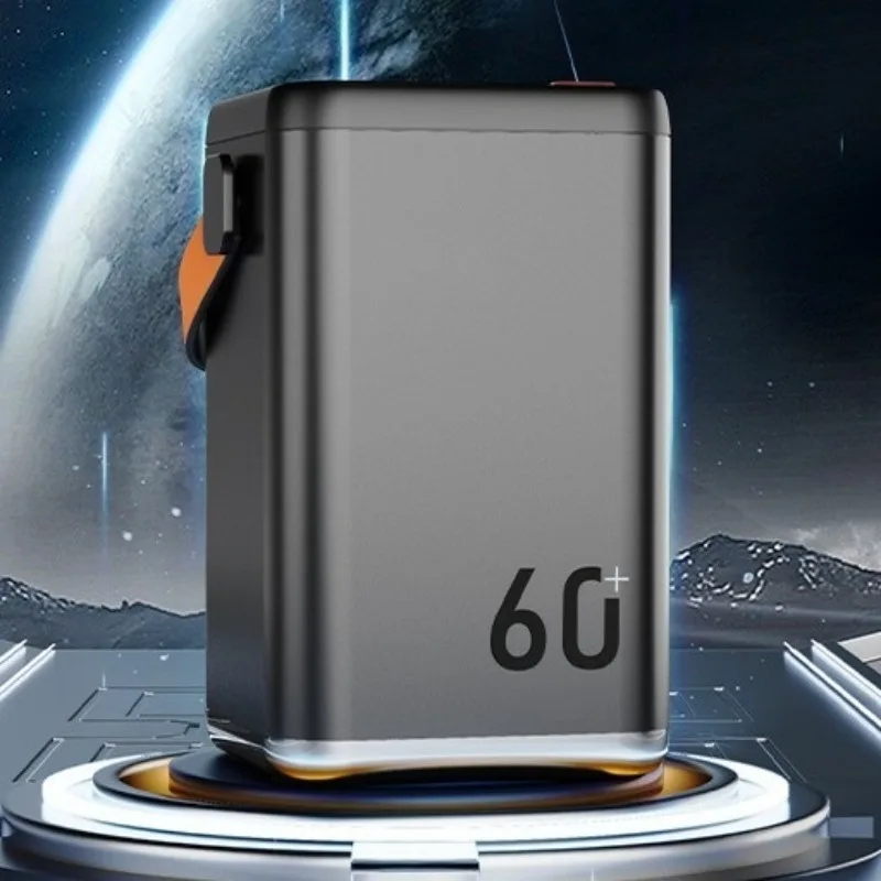 45W 60000mAh 고속 충전 파워 뱅크 대용량 안전 휴대용 전원 공급 장치 (캠핑 및 비상 에너지 저장용)