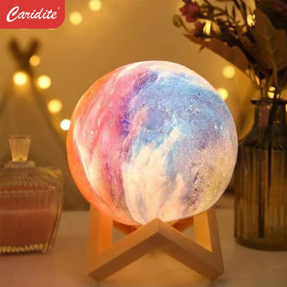 bluetooth ceiling speakers Caridite Luminous Moon Decoration Lamp Wireless Bluetooth Speaker Touch Sensor Bedside Table Lamp Children's Night Light bluetooth shower speaker