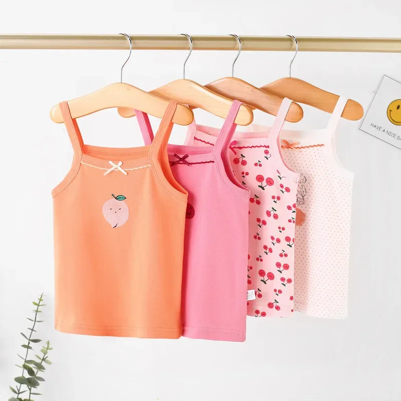 Girls Cotton Tank Tops Undershirts Multiple Styles Boys Underwear Teen Bra Kids Camisole Vests 10 12Y with kids underwear kids tops