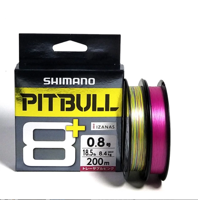 Original SHIMANO PITBULL 8+ Fishing Line 150M 200M 8 Strands Pink and  Multicolored Multifilament Fishing Tackle - AliExpress