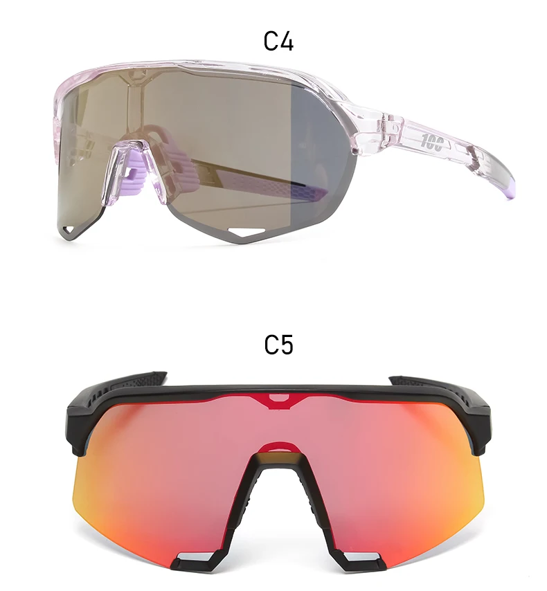 100 neue Outdoor Radfahren Sonnenbrille Männer Straße Fahren Fahrrad Brille Sport Bergsteigen Frauen Fahrrad Radfahren UV400 Brille – Detail 14