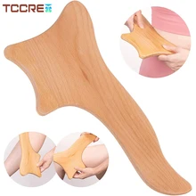 

Wooden Scraping Board Lymphatic Drainage Massager Wood Therapy Massage for Anti Cellulite Gua Sha Body Shaping Muscle Relaxation