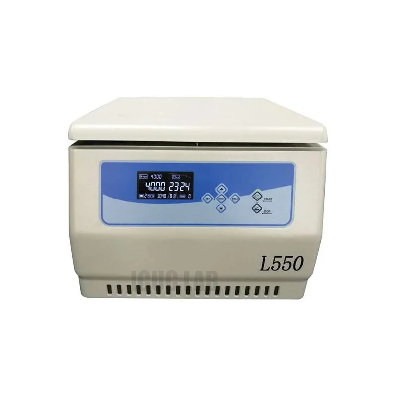 Tabletop Low Speed Blood Centrifuge Machine Clinical Medicine Laboratory Large Capacity Centrifuga L550