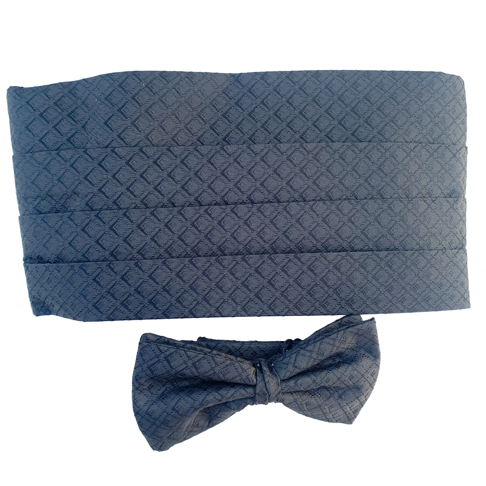Cummerbunds Black Pattern Burgundy Patterned Cummerbund Fashion Design Wedding Formal Bow Ties  Butterfly Evening Dress Bow Tie
