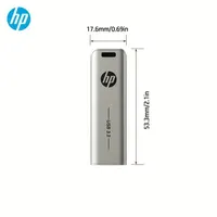 HP USB Flash Drive 3.2 32GB 64GB High Speed Sticks External Storage Metal Pen Drive Creative Personality Car Music 3