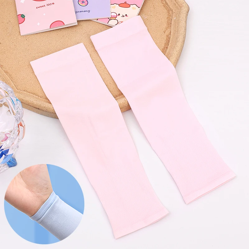 Children's UV Protection Cooling Arm Sleeves - Summer Elastic Ice Sleeves for Sports & Outdoor Activities