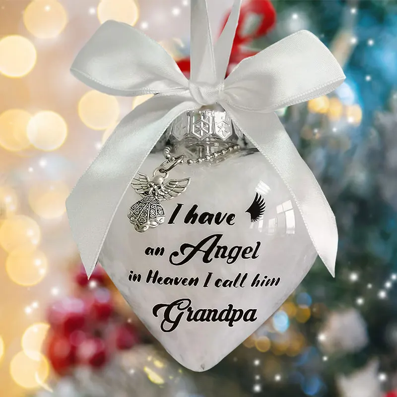 Angel Mother Christmas Ornament I Have An Angel In Heaven I Call