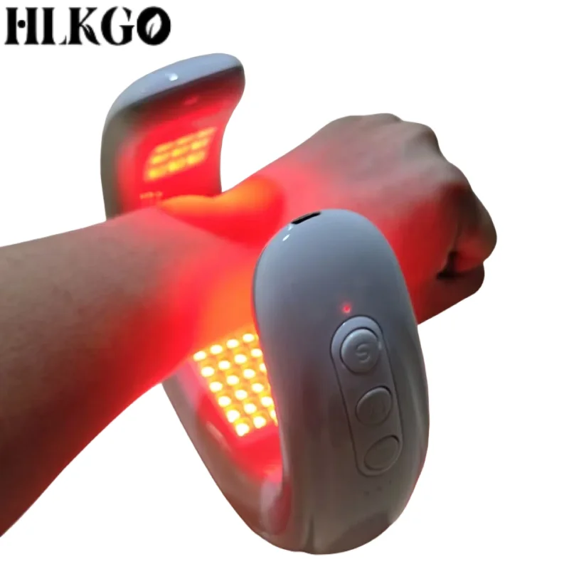 Smart Neck Pain Relief Red Light Therapy + Adjustable Heat + Cold Laser for Targeted Cervical Care