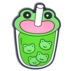 Vibrant PVC Frog Shoe Charms - Fun Animal Accessories (5)