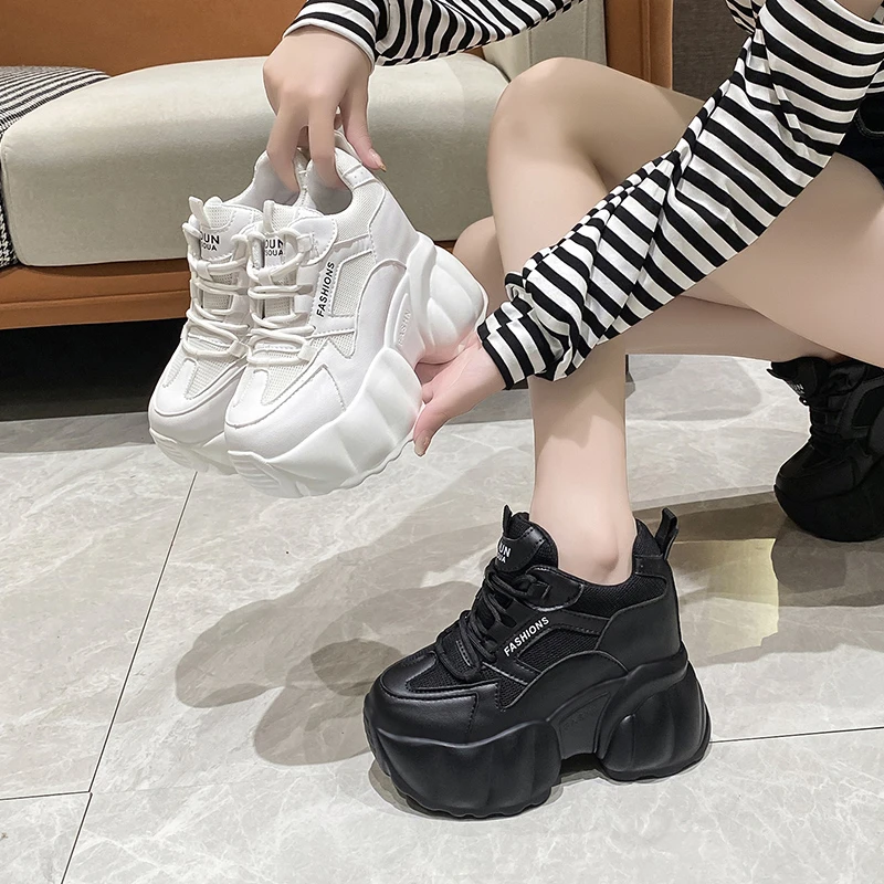 Chunky Shoes Outfit Ideas Styling Platform Sneakers Women